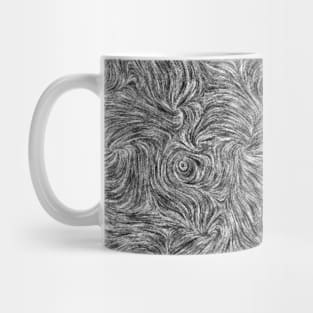 Black and White Swirl Pattern Mug